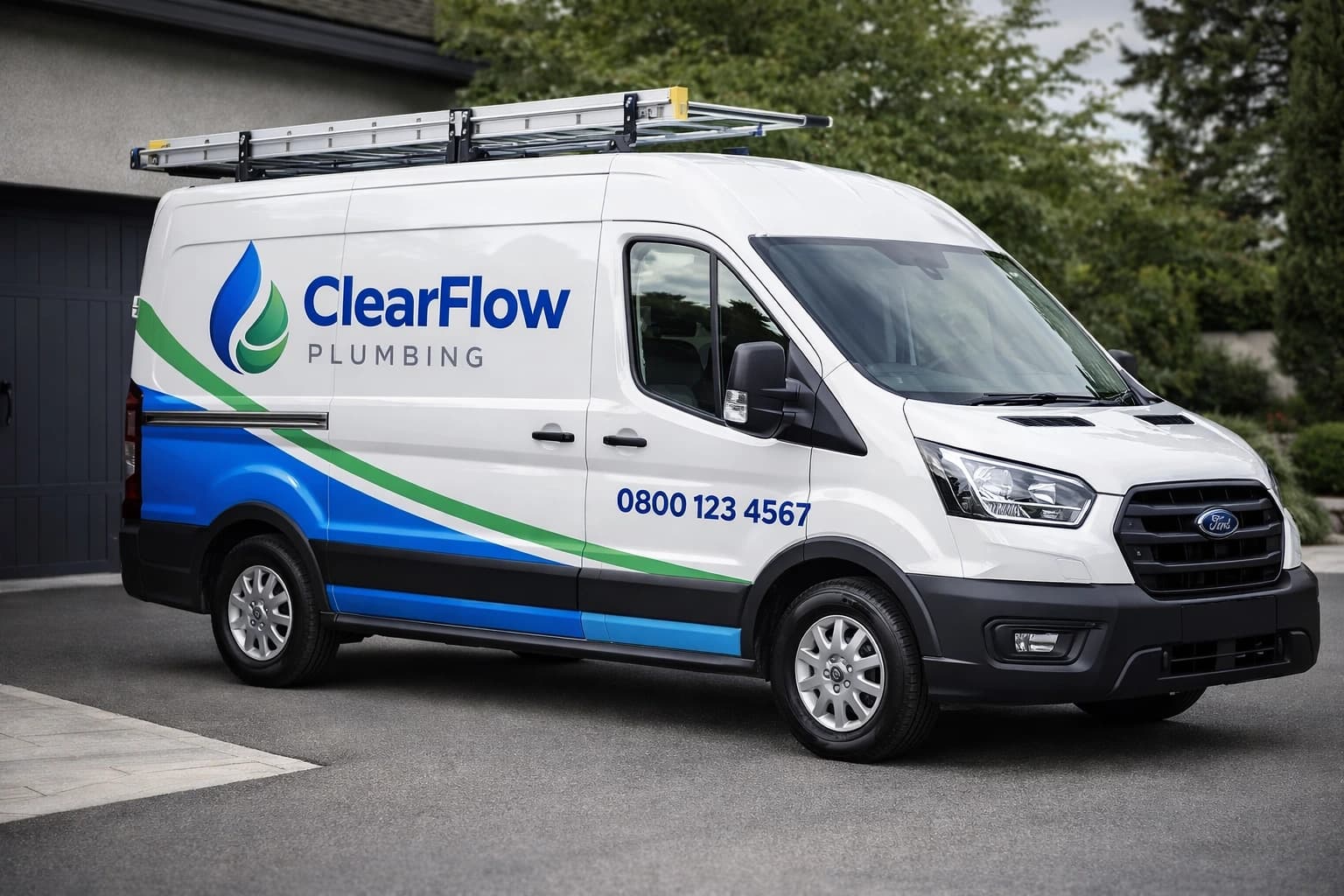 ClearFlow Plumbing Van